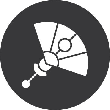 Uydu. Web simgesi basit tasarım