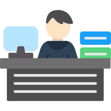 Müşteri servisi vektör simgesi