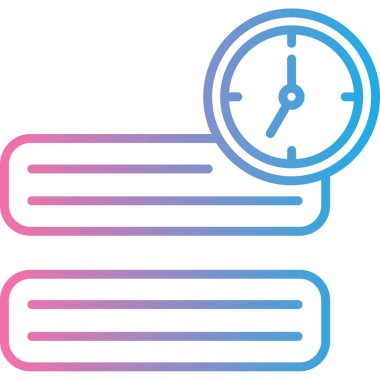 Alarm saat simgesi vektör illüstrasyonu