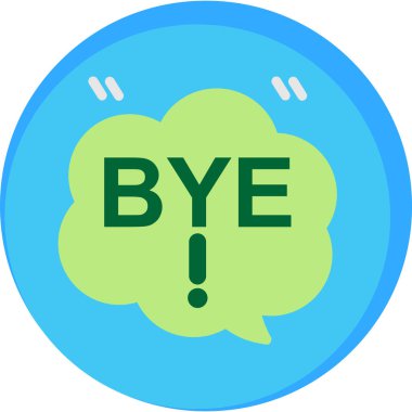 kabarcık sohbet simgesi, vektör illüstrasyonu