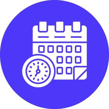 Takvim. Web simgesi basit illüstrasyon