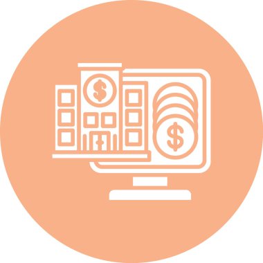 seo modern simgesinin vektör illüstrasyonu