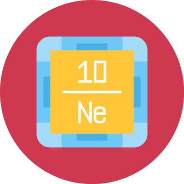 Kimyasal simge, vektör çizimi