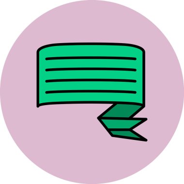 Modern bir simgenin vektör illüstrasyonu