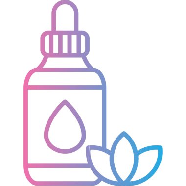 Güzellik ve moda simgesinin vektör çizimi