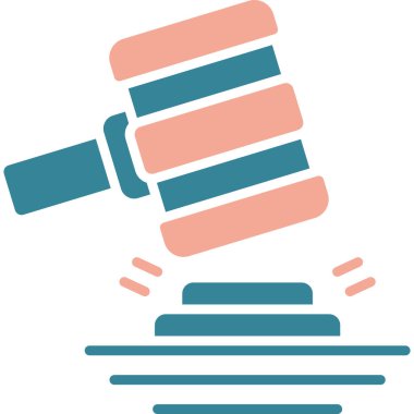 Hukuk ve hukuk kavramı vektör illüstrasyonu