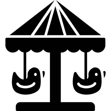 Şemsiye. Web simgesi basit illüstrasyon