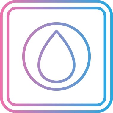 Bırakma simgesinin vektör illüstrasyonu