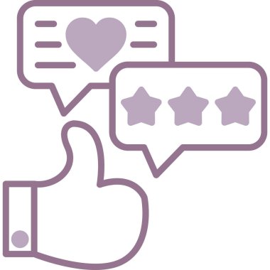 Geri besleme derecelendirme simgesi