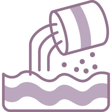 banyo ikonu vektör illüstrasyonu