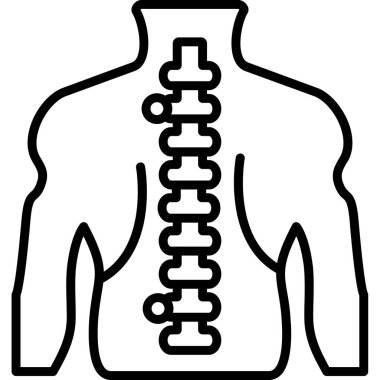 sırt ağrısı insan simgesi