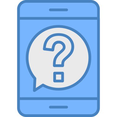 Cep telefonu. Web simgesi basit illüstrasyon