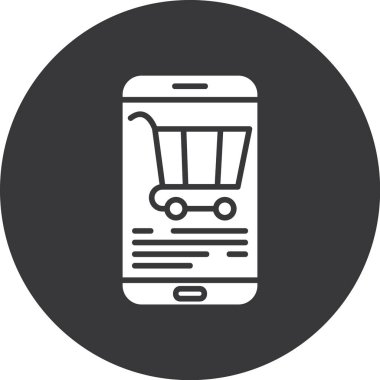 Mobil Pazarlama simge vektör çizim