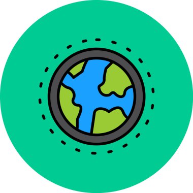 Dünyanın vektör illüstrasyonu