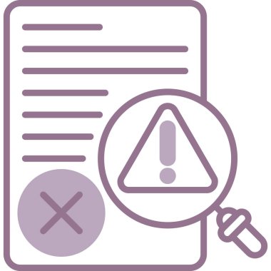 Belge. Web simgesi basit illüstrasyon