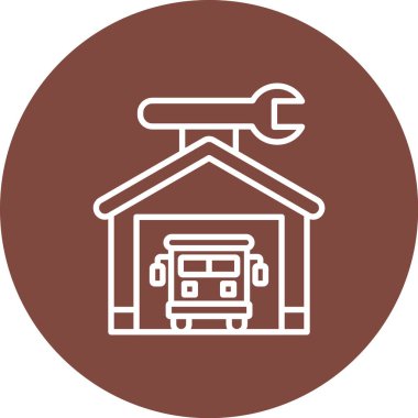 araba simgesi vektör illüstrasyonu