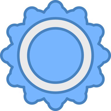 Rozet. Web simgesi basit illüstrasyon