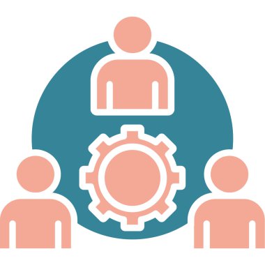 İş adamı ikonu. düz tasarım biçimi