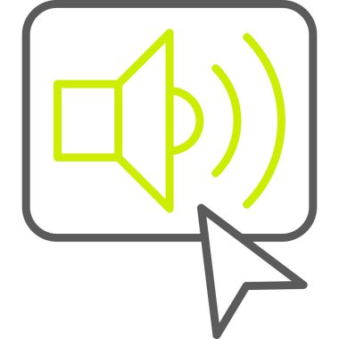 Moda Biçimli Sözcü Simgesi İzole Arkaplan