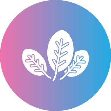 Bir çiçek simgesinin vektör illüstrasyonu