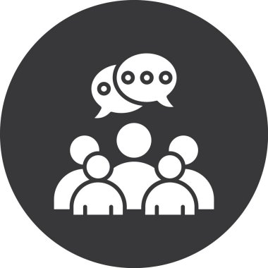 Konuşma baloncukları vektör simgesi