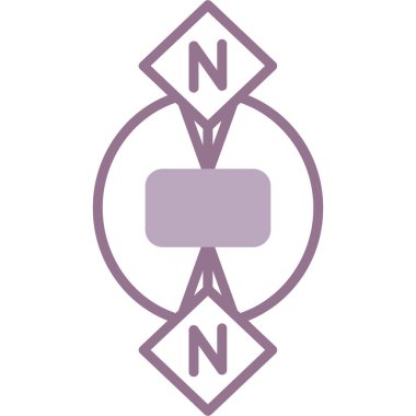 Modern b 'nin vektör illüstrasyonu eksik simgesi