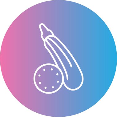 Benzersiz Patlıcan Vektörü Glyph Simgesi