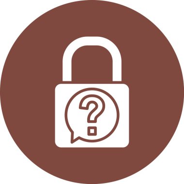 ikon vektör illüstrasyonunu kilitle