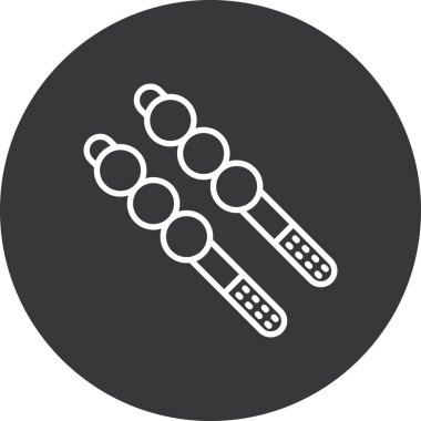 Modern simgenin vektör illüstrasyonu