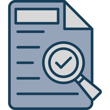 kontrol listesi simgesi. Web için kontrol listesi vektör simgelerinin basit illüstrasyonu