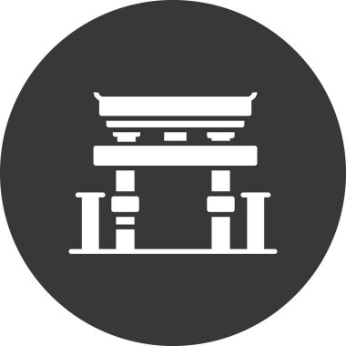 Bir binanın vektör illüstrasyonu