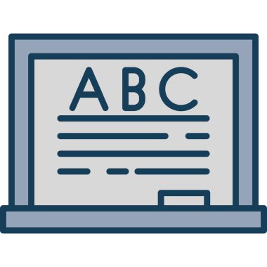 Kitap. Web simgesi basit illüstrasyon