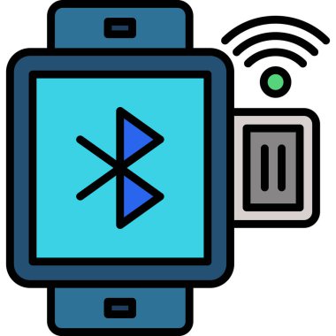 Akıllı telefon. Web simgesi basit illüstrasyon