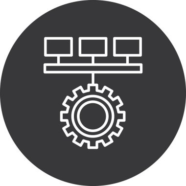 seo modern simgesinin vektör illüstrasyonu