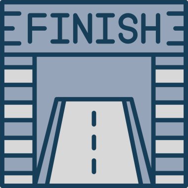 Tahtayı bitir. Web simgesi illüstrasyonu