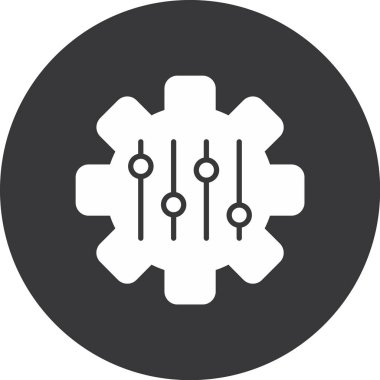 Seo simgesinin vektör illüstrasyonu