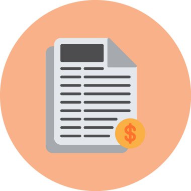 iş düz vektör simgesi