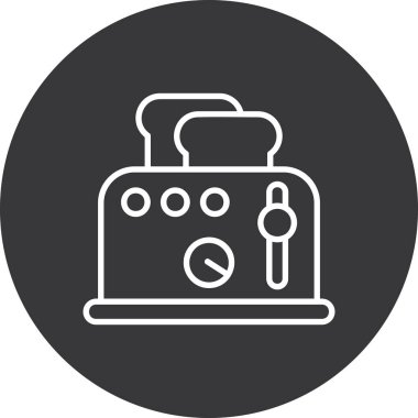 elektrik ısıtıcı simgesi vektör illüstrasyonu