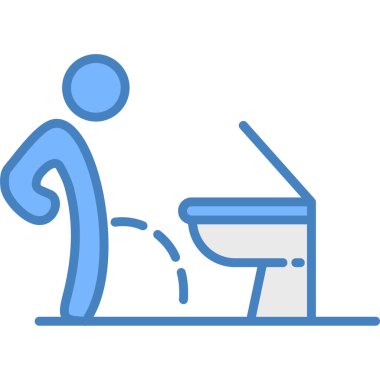 tuvalet simgesi vektör işareti