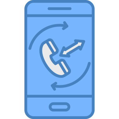 cep telefonu ve ok vektör çizimi tasarımı