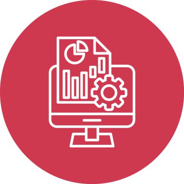 bilgisayar web vektör simgesi