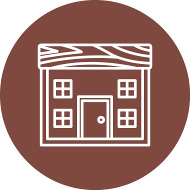 ev simgesi vektör illüstrasyonu