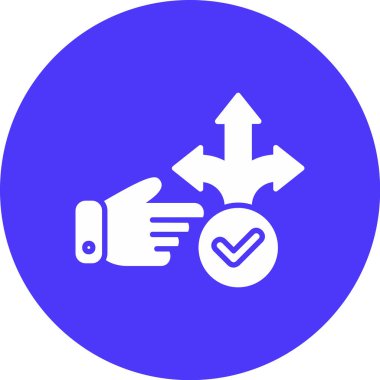 Modern bir simgenin vektör illüstrasyonu