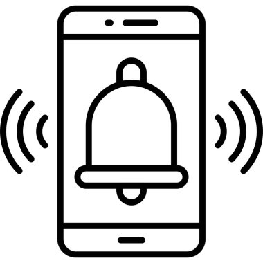 - Telefon. Web simgesi basit illüstrasyon