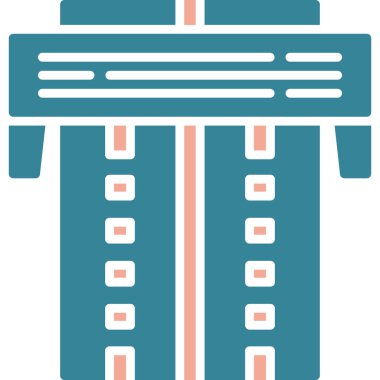 Bina. Web simgesi basit illüstrasyon