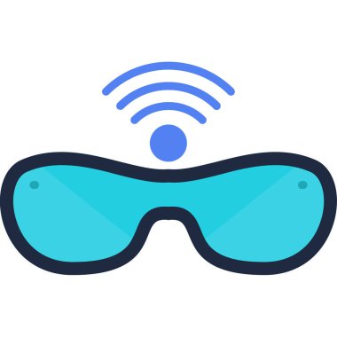 Vr. Web simgesi basit illüstrasyon