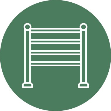 Bir çit simgesinin vektör illüstrasyonu