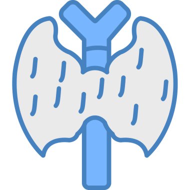 Mavi arkaplanı olan bir kelebeğin vektör simgesi