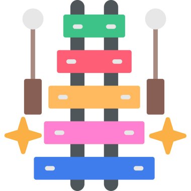 Noel ışıkları vektör simgesi