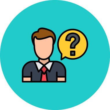 işadamı simgesi vektör sembolü